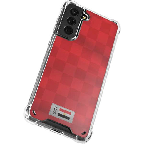 Egypt Soccer Flag Galaxy S21 5G Clear Case